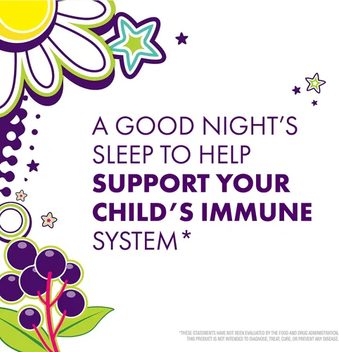 Vista 7 de Pure Zzzs Kidz + Immunity de Vicks, Gomitas de melatonina para dormir para niños y niños, zinc para apoyo inmunológico, melatonina en dosis bajas