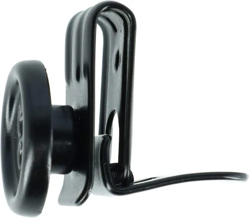 Vista 5 de Trafalgar Clips de botón movibles sin coser (juego de 6), Negro