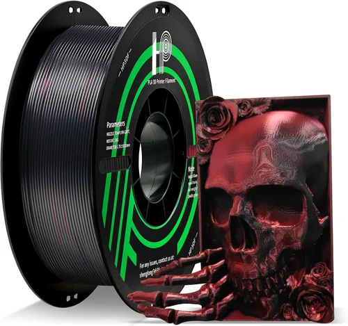 Vista 9 de HP3DF Filamento PLA de Doble Color, Filamento de Seda Brillante Azul Rosa para Impresora 3D, Filamento PLA de 1.75mm, precisión dimensional +