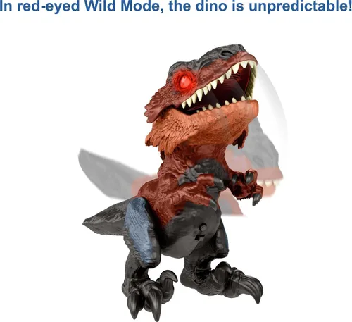 Vista 5 de Jurassic World Dominion Uncaged Ultimate Pyroraptor Dinosaur Toy - Figura de acción con movimiento y sonido interactivos