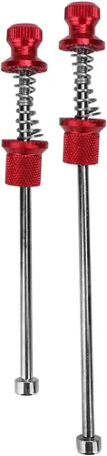 Vista 4 de Brocheta de liberación rápida para eje de bicicleta, brochetas de rueda de bicicleta de aleación de aluminio, ruedas antirrobo de bicicleta, piezas