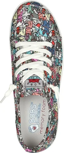 Vista 4 de Skechers Mujer, BOBS B Cute - Friends Fur-Ever Zapatilla De Deporte Gris