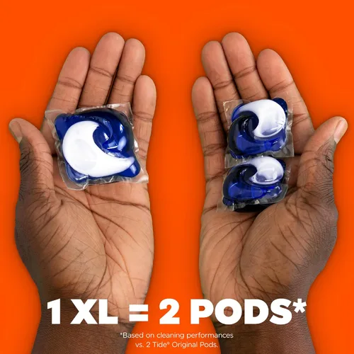 Vista 4 de Tide Power Pods - Cápsulas de detergente para ropa deportiva, 18 unidades, avanzado para sudor + combatiente de manchas
