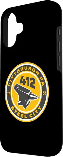 Vista 2 de Pittsburgh Steel City 412 Case for iPhone 16
