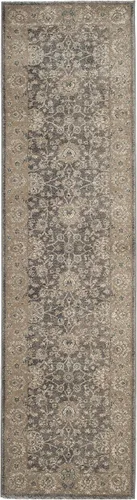 Vista 3 de Safavieh Sofia Collection SOF330B, tapete clásico color gris claro y beige, Polipropileno