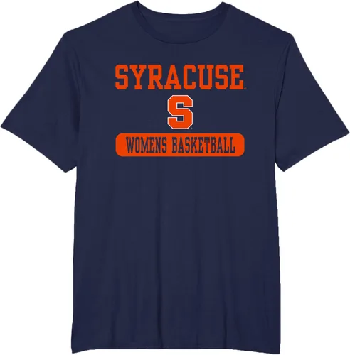 Vista 16 de Camiseta de baloncesto naranja de Syracuse para mujer con licencia oficial, Negro