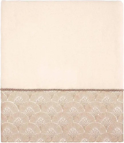 Vista 5 de Avanti Linens - Juego de toallas de 3 piezas, toallas de algodón suaves y absorbentes (colección Deco Shell, marfil)