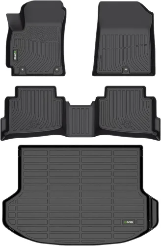 Vista 39 de HAFIDI® Juego de alfombrillas y forro de carga para Kia EV9 2024 2025 2026 (no apto para sillas de relajación), protección para todo tipo de clima