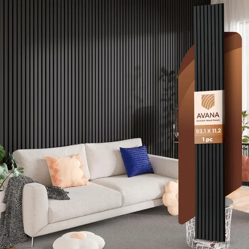 Vista 48 de Paquete de Muestras de Color de Paneles de Pared Acústicos Avana - Paneles de Madera Premium para Decoración de Paredes - Insonorización