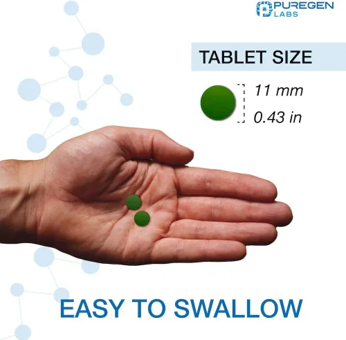 Vista 7 de Puregen Labs Gluconato Ferroso 324 mg [Alta Potencia] Suplemento de Hierro, Suave para el Estómago - 100 Tabletas