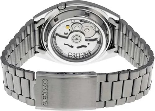 Vista 3 de Seiko Reloj automático de acero inoxidable con esfera azul SNXS77K1 para hombre