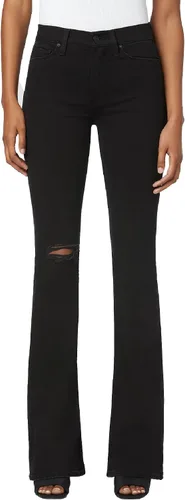 Vista 25 de HUDSON Jeans Barbara de cintura alta corte en negro recubierto Aparición