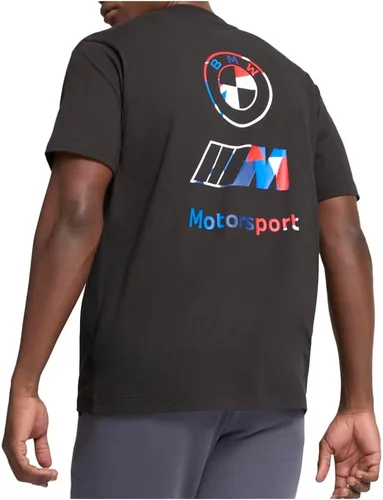 Vista 5 de PUMA Camiseta con logotipo BMW M Motorsport Essentials para hombre