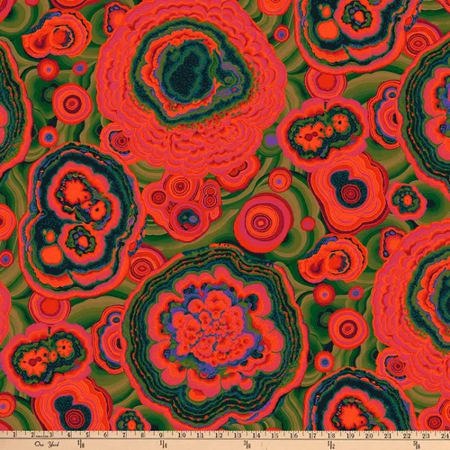 Vista 2 de Kaffe Fassett Ágata colectiva ocre, tela por yarda