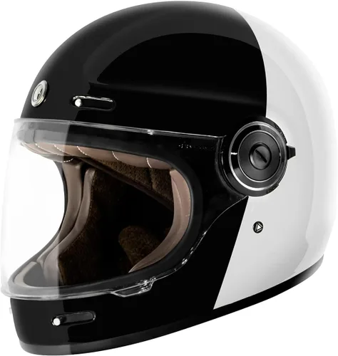 Vista 20 de TORC T1/Newport - Casco de moto de fibra de vidrio de cara completa aprobado por DOT y ECE