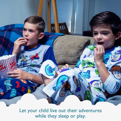 Vista 2 de Disney Little Lightyear - Conjunto de pijama de 2 piezas de 2 piezas con diseño de Mickey Mouse de The Nightmare Before Christmas, Andy's Friend