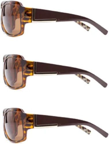 Vista 3 de 3 pares de lentes de sol bifocales estilo Jackie O estilo tortuga marco