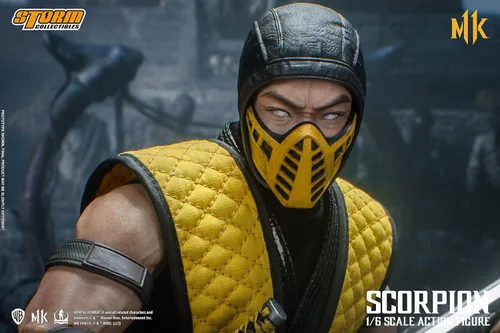 Vista 6 de Storm Collectibles - Mortal Kombat 11 - Figura de acción de Scorpion