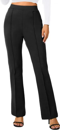 Vista 56 de Urban CoCo Pantalones de trabajo elásticos con corte de bota, pantalones de yoga pequeños para oficina casual