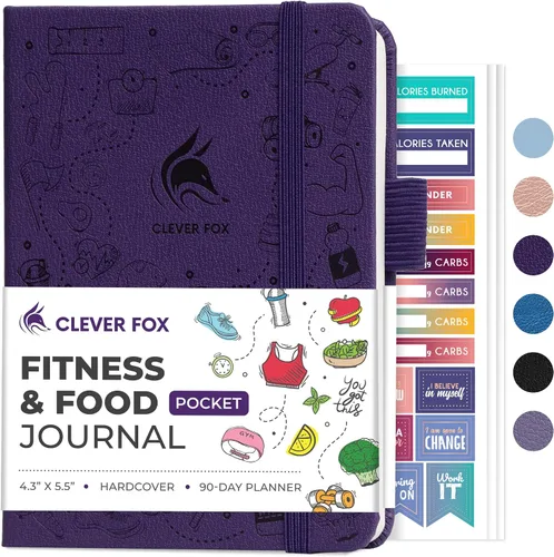 Vista 24 de Clever Fox Diario de fitness & Food – Planificador de nutrición y entrenamiento para mujeres y hombres – Libro de registro de ejercicio de dieta