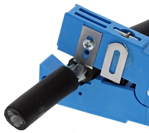 Vista 6 de IDEAL Industries, Inc. 45-164 Ringer - Pelacables de hoja ajustable, herramienta de pelado de cables para cable de 14 pulgadas - 916 pulgadas