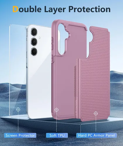 Vista 936 de FNTCASE Funda para iPhone 17 Pro: Fundas delgadas translúcidas de color azul claro compatibles con MagSafe, protección completa de la cámara