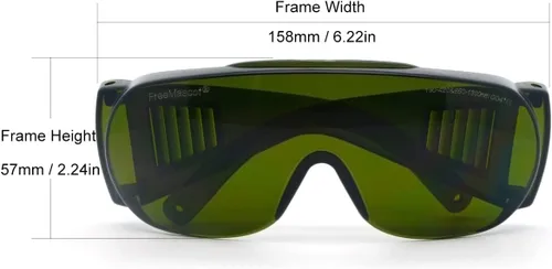 Vista 4 de FreeMascot OD 4+ 190nm-420nm/850nm-1300nm longitud de onda profesional láser infrarrojo gafas de seguridad certificado CE