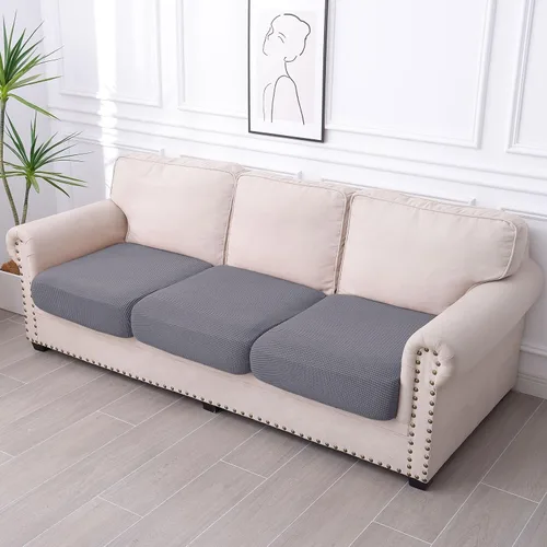 Vista 148 de hyha Fundas impermeables para sofá seccional, fundas de cojín Beige
