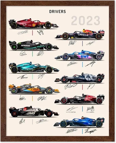 Vista 24 de Poster Master Póster de carreras de autos 2023, impresión de autos de carreras, arte de carreras de autos deportivos, regalo para hombres, mujeres