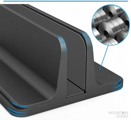 Vista 5 de Soporte ajustable para laptop, soporte portátil para dispositivos electrónicos, compatible con portátiles Lenovo, Dell, ASUS Gaming
