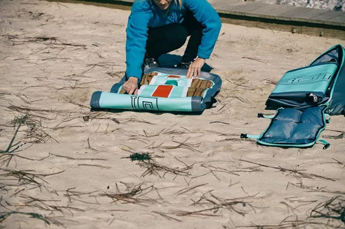 Vista 6 de Bote Aero - Juego de puf inflable clásico para fiesta en el patio trasero, impermeable, diversión familiar al aire libre, ideal para viajes, incluye