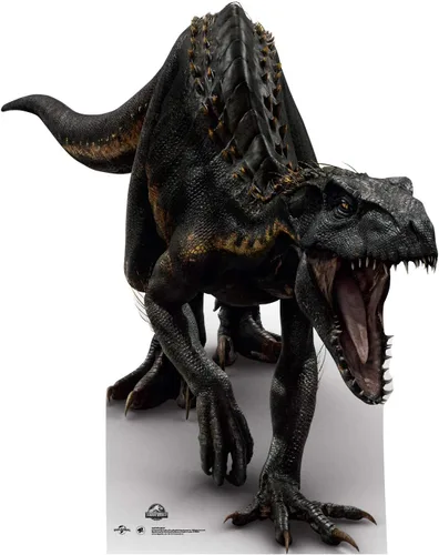 Vista 8 de Cardboard People Soporte de cartón de tamaño real azul - Jurassic World (película de 2015)