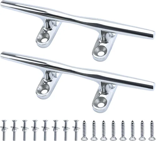Vista 8 de SHENGHUISS Tacos de barco de acero inoxidable 316 con base abierta para muelle de barco (4"/5"/6"/8"/10"/12")
