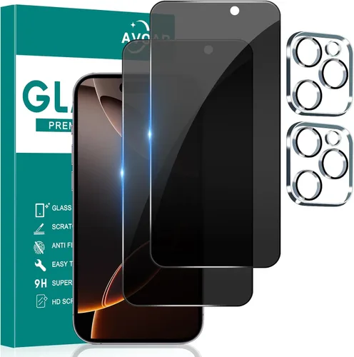 Vista 10 de Paquete de 2 protectores de pantalla de privacidad para iPhone 11/iPhone XR, pantalla de privacidad iPhone 11 de 6.1 pulgadas, película de vidrio