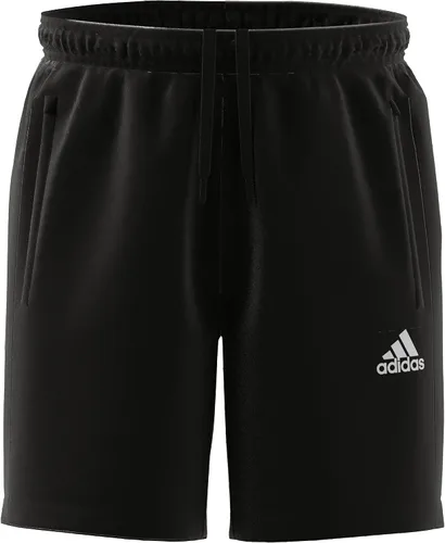Vista 3 de adidas Pantalones cortos deportivos tejidos AEROREADY diseñados para hombre, Negro