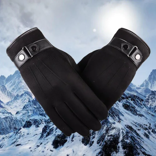 Vista 3 de Aniywn Guantes de invierno hombres mujeres pantalla táctil Correr guantes frío guantes caliente conducción ciclismo guantes térmica