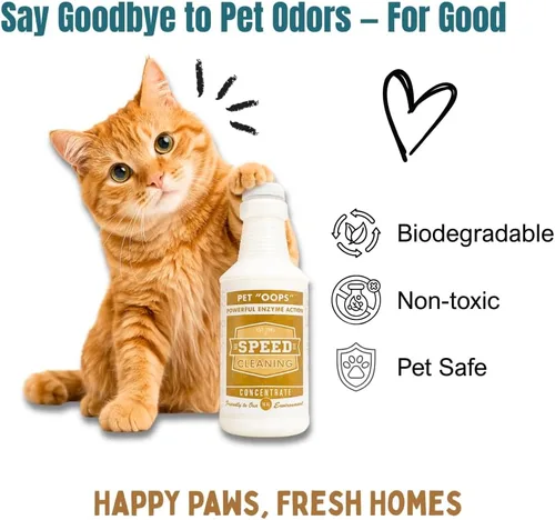 Vista 3 de Speed Cleaning Pet 'Oops' Non Toxic Pet Safe Enzyme Cleaner Concentrate