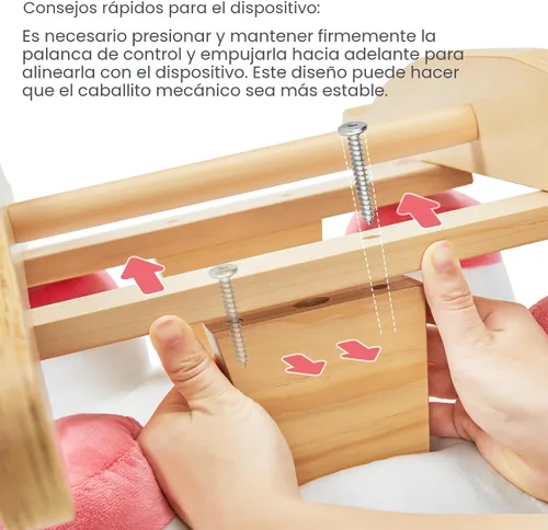 Vista 9 de labebe - Caballo mecedor para bebé, unicornio para montar, juguete de paseo para niños de 6 meses a 3 años, bebé (niño niña) juguete de peluche