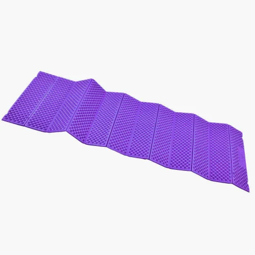 Vista 8 de Luqeeg Espuma para dormir Pad Camping Mat, espuma al aire libre Camping Mat plegable playa tienda de dormir colchón () Púrpura