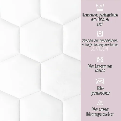 Vista 7 de Hearth & Harbor Funda acolchada para colchón tamaño Queen, 100% impermeable, funda de colchón ajustable con bolsillo profundo de 8 a 21 pulgadas