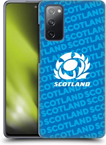 Vista 14 de Head Case Designs Officially Licensed Scotland Rugby Gradient Pattern Graphics Hard Back Case Compatible with Samsung Galaxy S20 FE / 5G