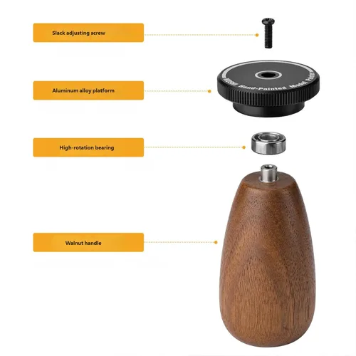 Vista 7 de Gavery 360Degree Rotating Paint Wooden Handle with Ball Bearing for Miniature Model Smooth Painting and Detailing Work