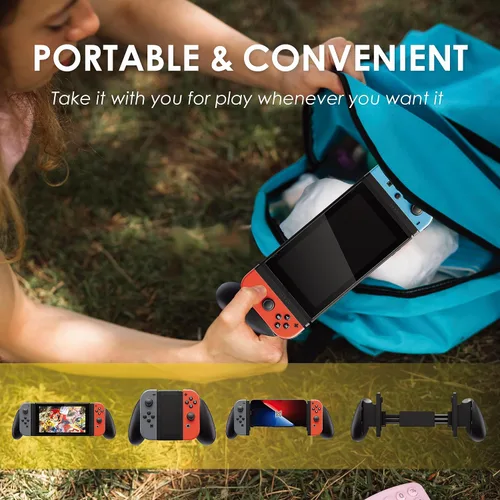 Vista 4 de MOBILEGAMINGCORPS MGC PROTEUS Transforming 3-in-1 Grip for Switch Joy-Con, iPhone Mobile Gaming Controller