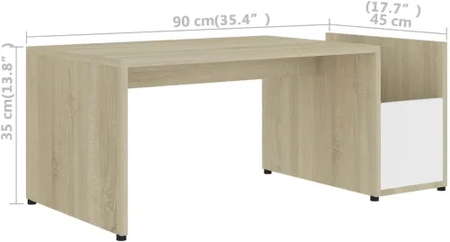 Vista 2 de Mesa auxiliar, mesas auxiliares para sala de estar, mesas auxiliares de dormitorio, mesa de centro moderna, mesa central, para el hogar, sala