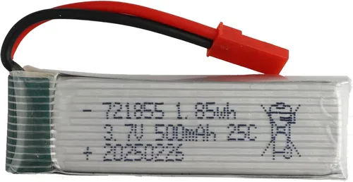 Vista 4 de batería de iones de litio recargable de 3.7V 500mAh con el conector de JST para los productos electrónicos