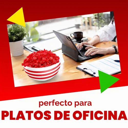 Vista 5 de Cinnamon Discs - Caramelo duro envuelto individualmente, caramelo picante, bolsa de 1 libra