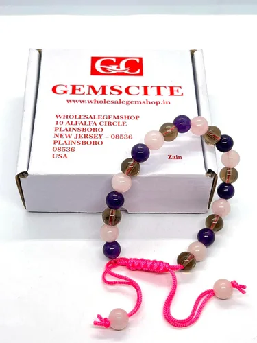 Vista 6 de GEMSCITE Pulseras envueltas en alambre - (ajustable)
