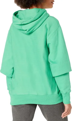 Vista 2 de Champion Sudadera con capucha de tejido inverso para mujer (colores retirados), BlancoBlanco