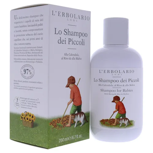 Vista 3 de L'Erbolario Champú para bebés – Champú hidratante para bebés con extracto de caléndula – Productos esenciales para recién nacidos para la protección