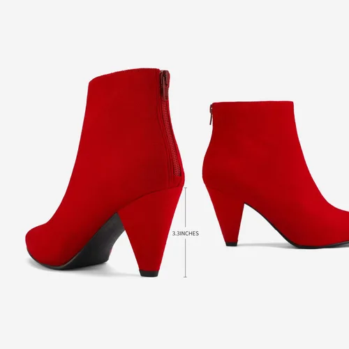 Vista 3 de DREAM PAIRS - Botas de tacón alto de aguja y punta fina para mujer